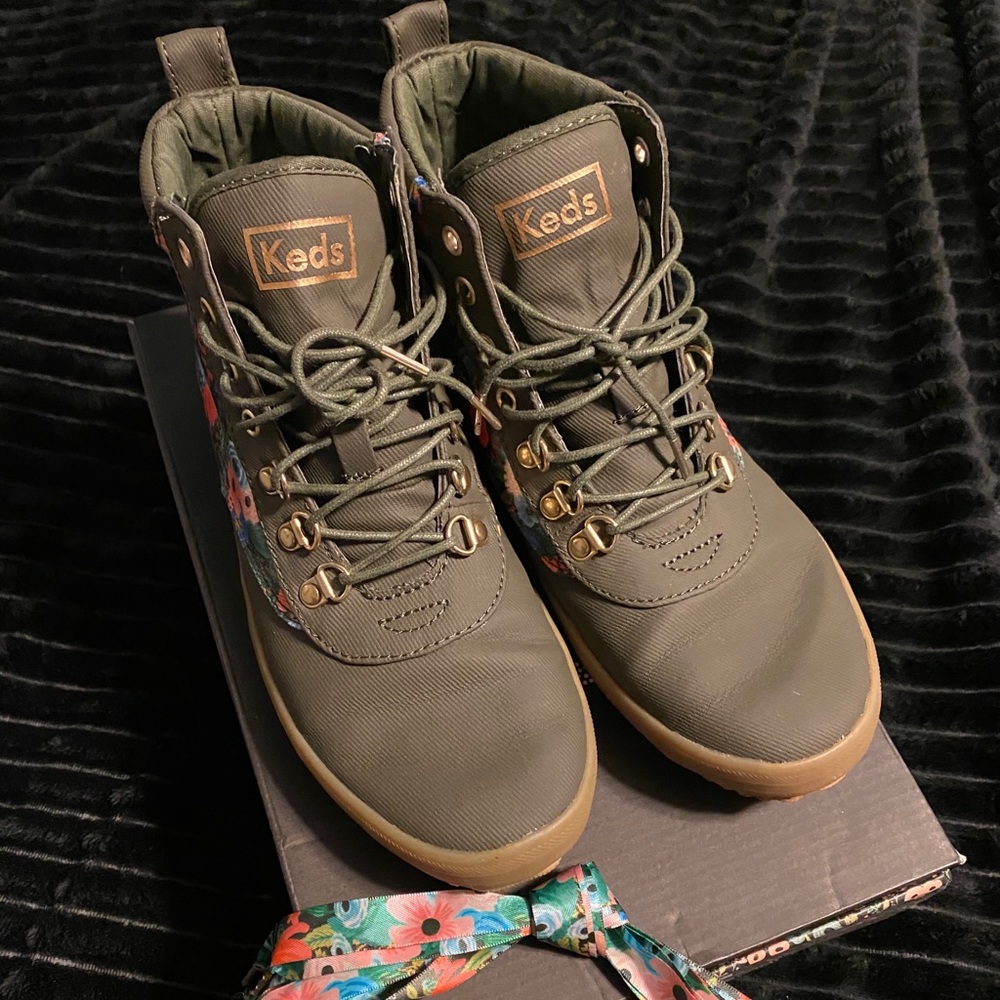Rifle Paper Co x Keds High Tops - Size 8